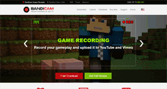 Desktop Screenshot of bandicam.com